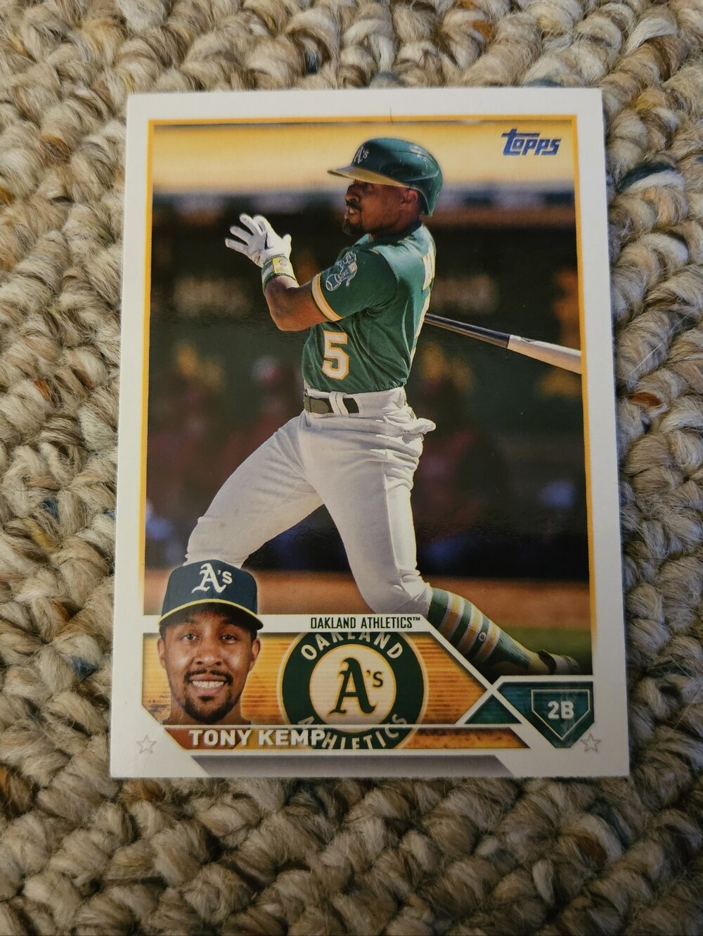 Topps Oakland Athletics Tony Kemp Card